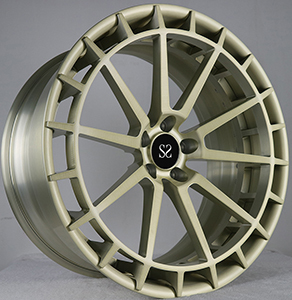 ライトゴールドブラッシュド 20x9.5 2ピース リム 2002 Audi RS6用