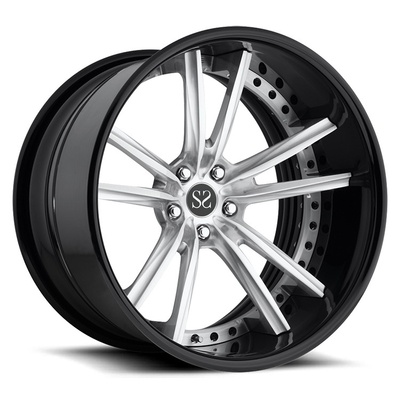 lAMercedesベンツAMGののためのカスタマイズされた合金の縁は造られるGTS/21inch 2部分注文のボルト パターン5x112を動かす