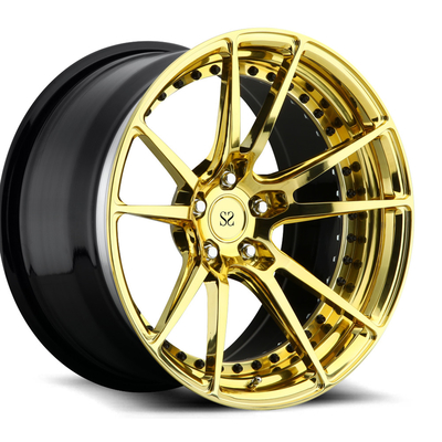 20 21および22、2 -部分はベンツのための6061-T6アルミ合金から5x112成っていた車輪を造った