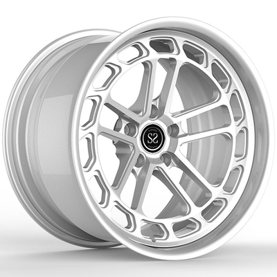 22×10.5 2PC 鍛造輪 オーダーメイド シルバー オーディ RS6