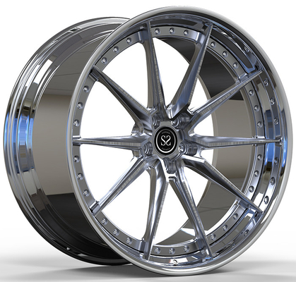 2部分ポーランドA6061 T6の合金は20 x Audi RS5 5x112のための9つを動かす