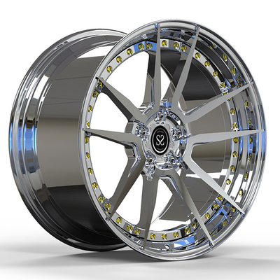 ぐらつかせた20 x 13 2pcはポルシェ991のための車輪の縁を造った