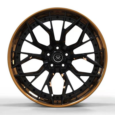 M6 2部分のための磨かれた青銅色20x11縁はアルミニウム車輪のブランクを造った