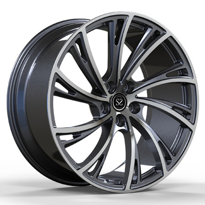 21x10 1部分は5x120アルミ合金の砲金のRange Rover hse車の縁のための機械で造られた表面車輪を造った
