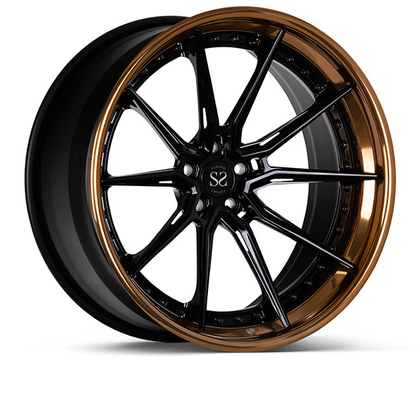 3つのPCによって造られた合金の縁はAudi R8 5x112のための19の20のそして21インチをぐらつかせた