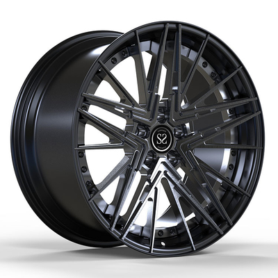 BMW M5 2025用の黒ブラシ 21X10 と 21X11 カスタム2PCリム