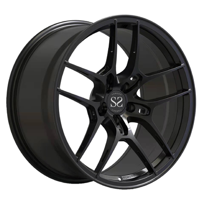 マットの黒の縁の1部分はM240Iのための車輪Monoblock 24inchを造った