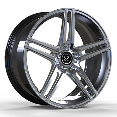 5x112 1部分はメルセデスGLSのためのPCDパターン銀が付いている車輪を造った